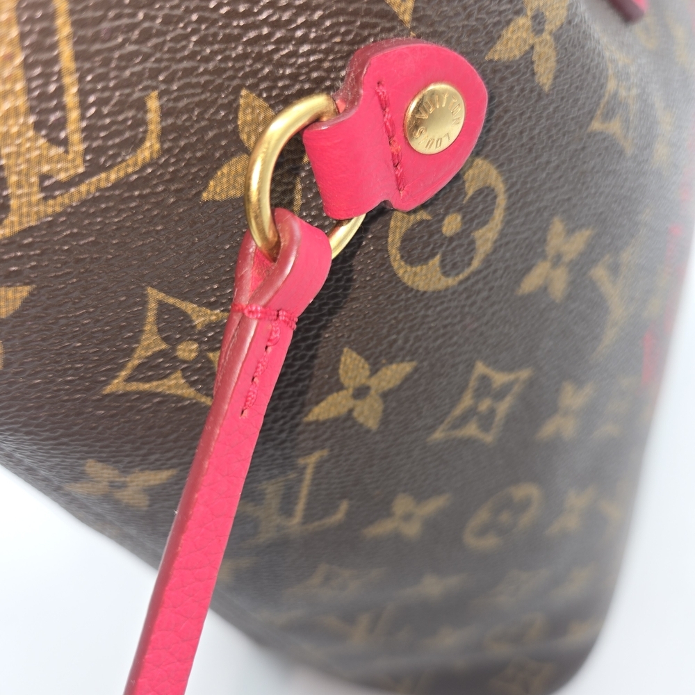 Louis Vuitton Brown and Pink Monogram Tote Bag - Picture 5 of 10
